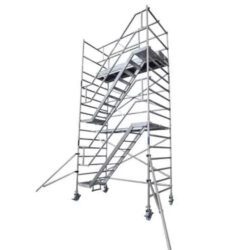Trappentoren van 2 meter hoog te huur bij het steiger verhuurbedrijf GECO verhuur