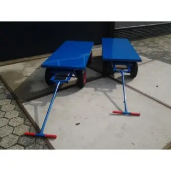Platte transportkar te huur