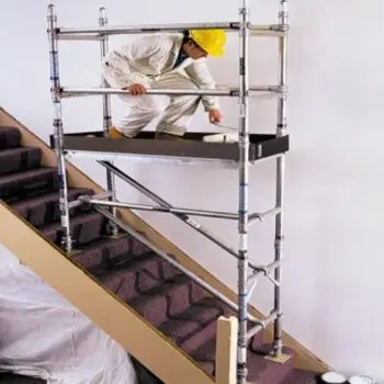 Steiger voor de trap huren? Bij GECO verhuur huur je voordelig een trapgat steiger