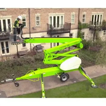 21 meter aanhanger kniktelescoop hoogwerker huren