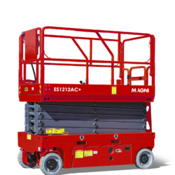 Schaarhoogwerker accu 12 meter breed