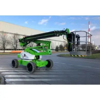 Knikarmhoogwerker accu 21 meter te huur