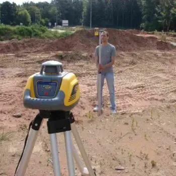Roterende laser 300 meter huren