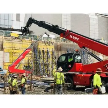 Magni roterende verreiker 25 meter huren